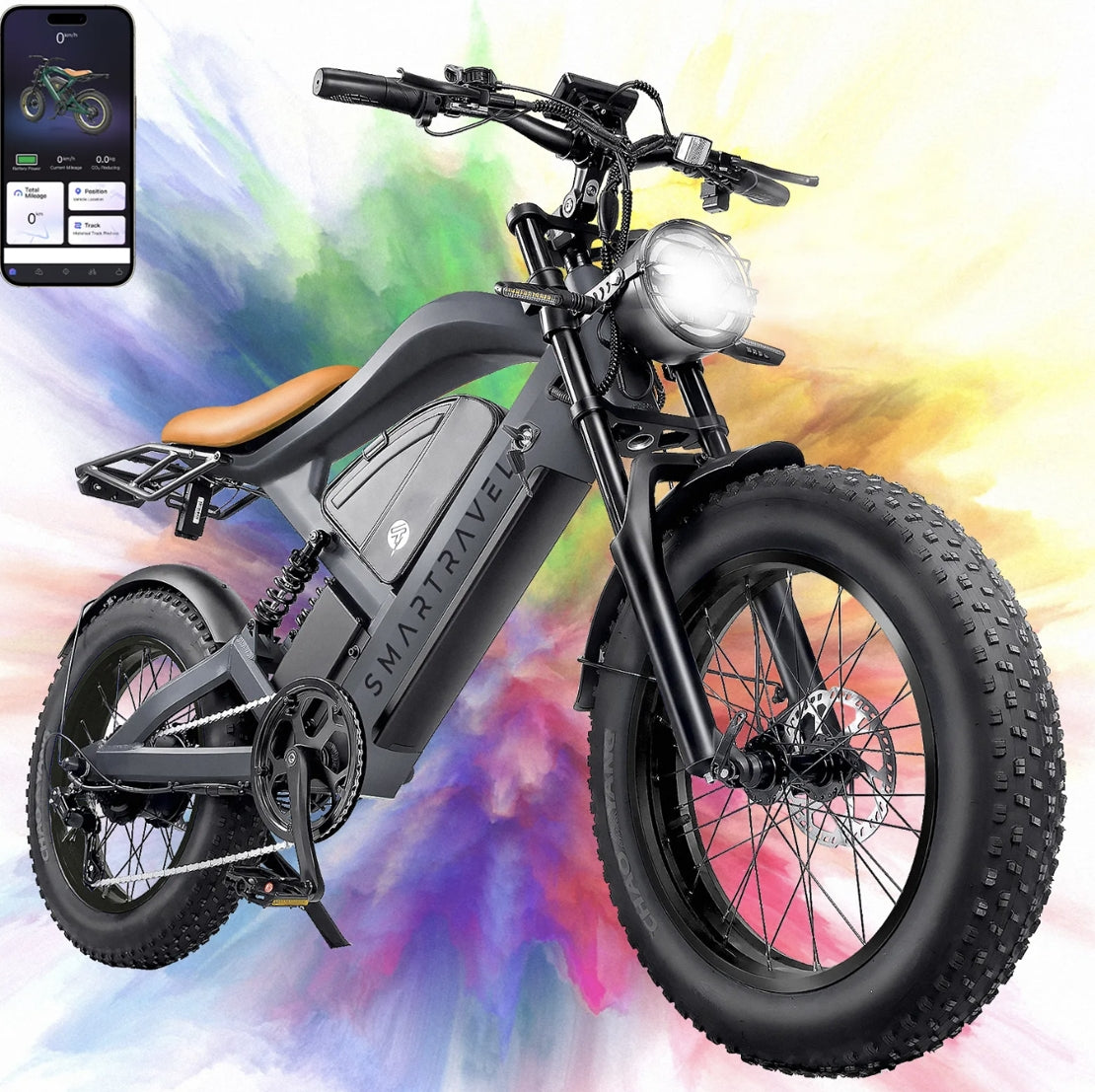 GPS E-Bike - 1200W · 48V 27Ah