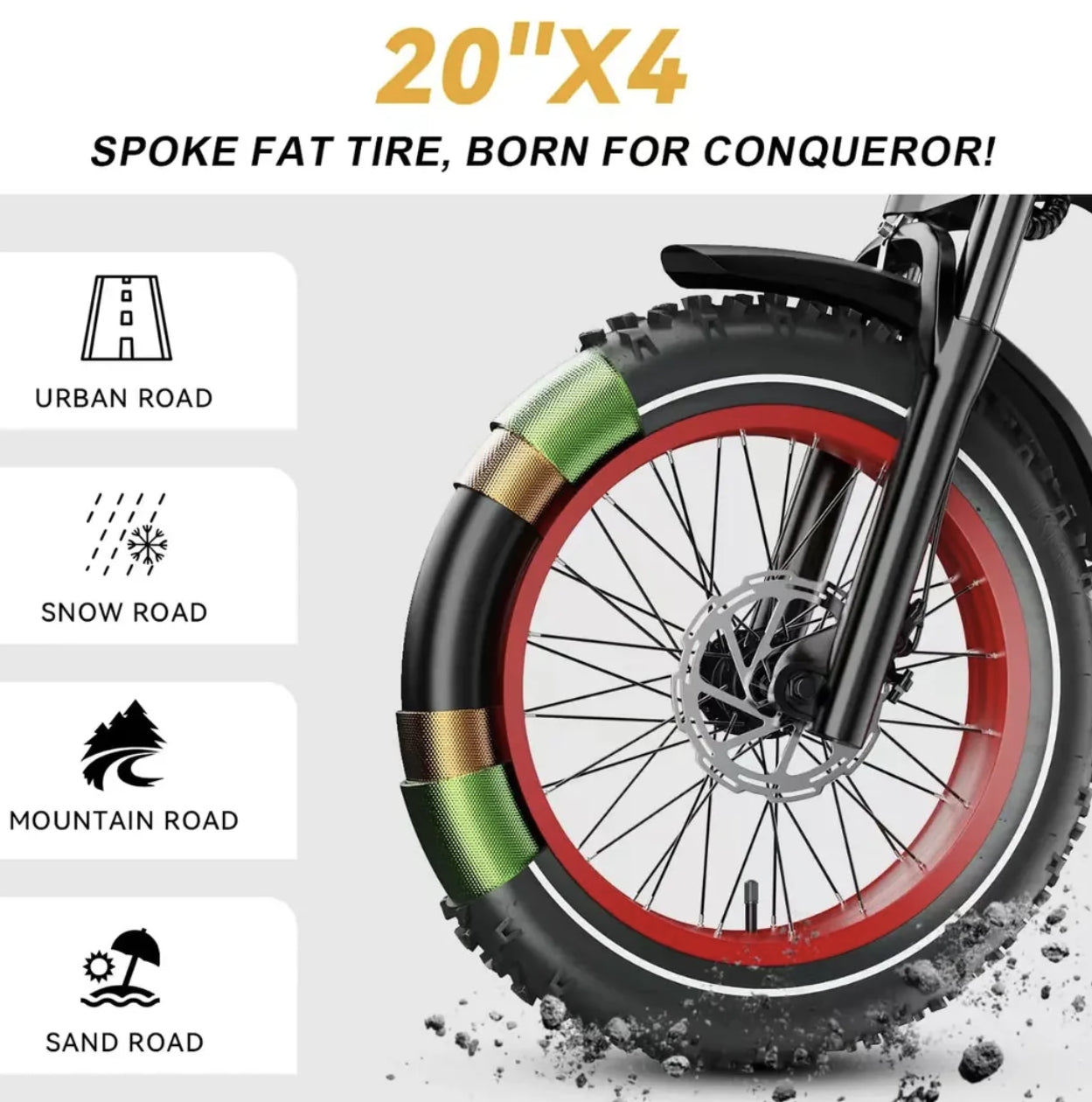 Foldable E-bike Up to 100Mile/35mph - Low Stock