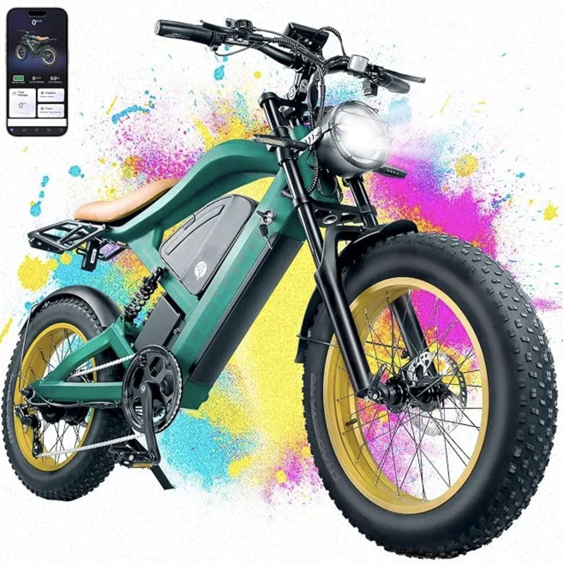 GPS E-Bike - 1200W · 48V 27Ah